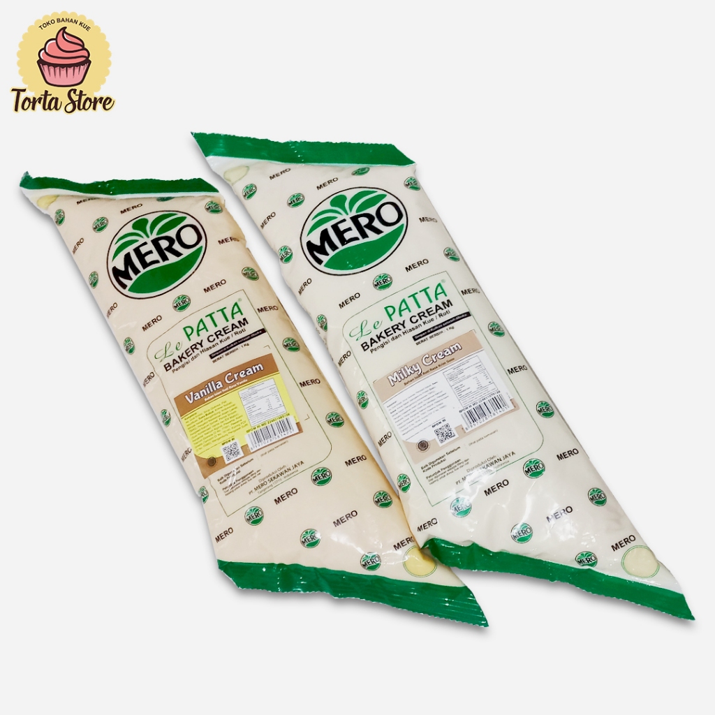 

Mero Le Patta Filling Isian Bakery Cream 1kg / Le Patta Creamfill 1kg