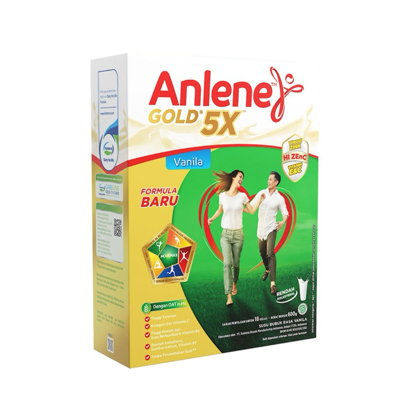 

Anlene Gold 5X Susu Bubuk Dewasa 600gr