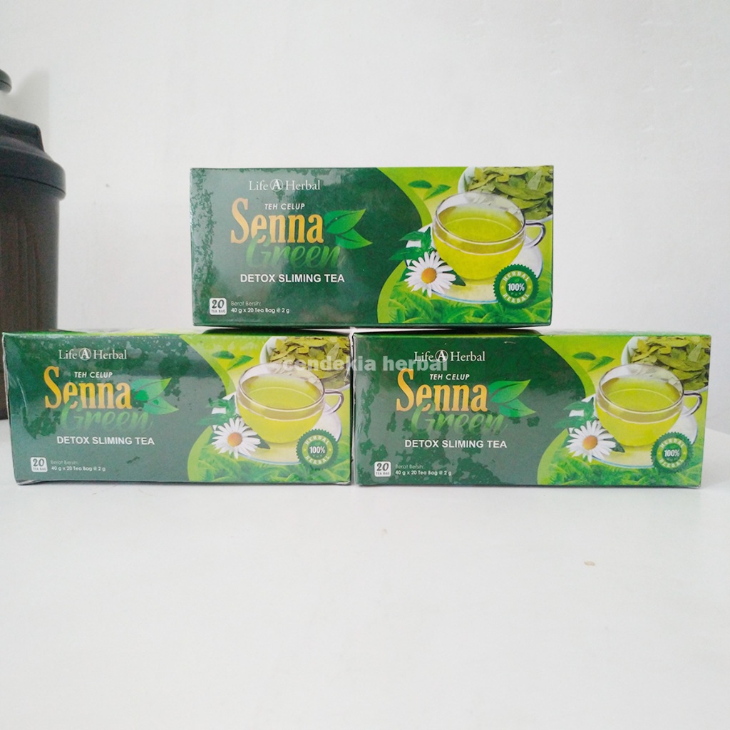 

Teh Celup Senna Green Detox Slimming Plangsing PInggang Alami 20 bag/Senna Leaf Plus Green thea