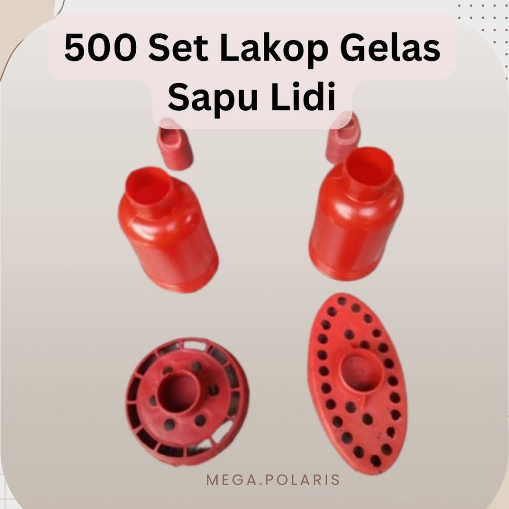 500 Set Lakop Gelas Sapu Lidi | Lakop Glatak Totok Sapu Lidi