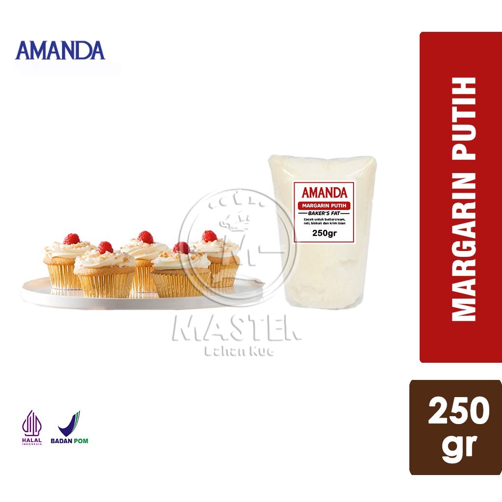 

Margarin Putih Amanda / Mentega Putih [Repack 250gr]