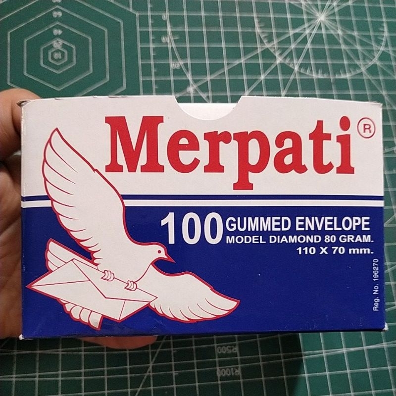 

amplop merpati kiky / ukuran 110 x 70 mm / putih polos