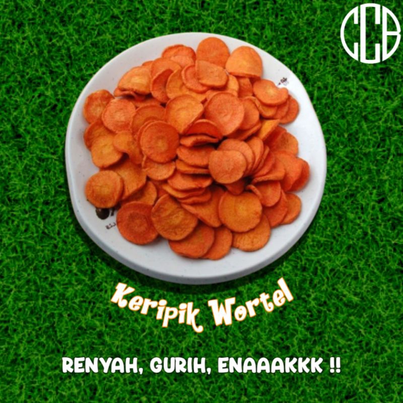 

KERIPIK WORTEL | Keripik Sehat | Cemilan Diet | 450g