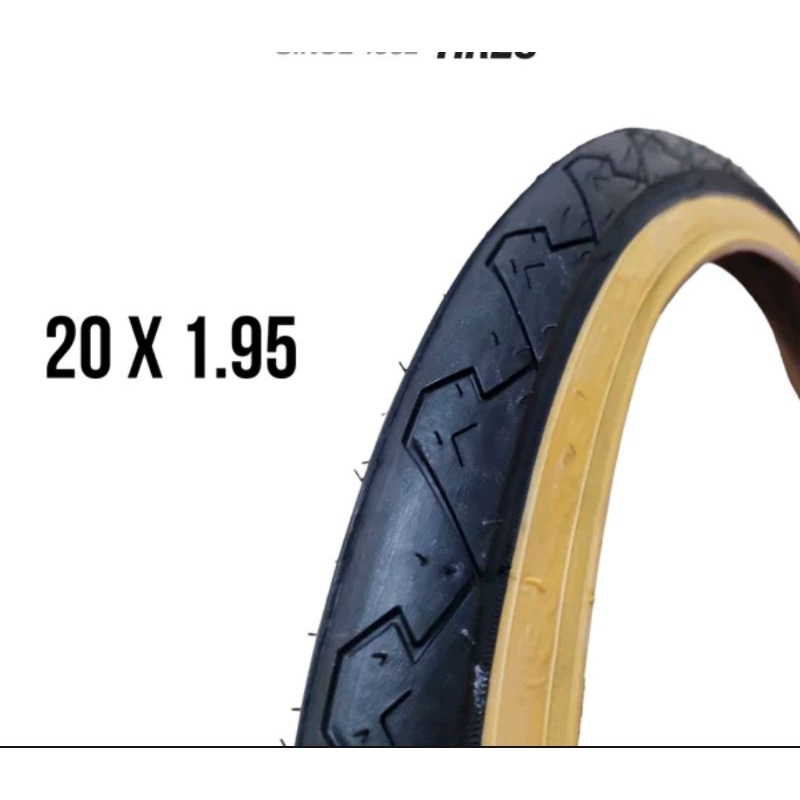 Ban Luar Tire Kenda 20x1.95 K90 List Coklat Gumwall 20 x 1.95
