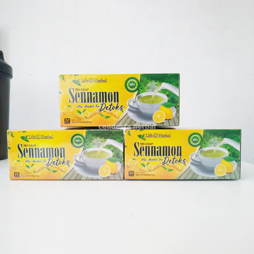 

Teh Celup Sennamon Teh Herbal Detoks Teh Daun Senna Rasa Lemon | Lemontea Sehat