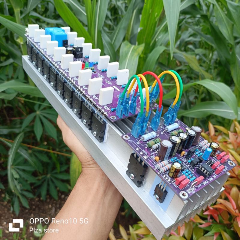 Driver power amplifier SOCL 506 TEF 2U 10 tr set final Toshiba 35cm lengkap protector speaker Clip i