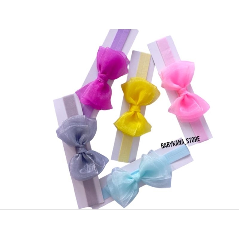 COD Bandana Bayi Adelyne Bando Bayi NewBorn Lucu Bando Bayi Perempuan Bondu Baby Baru Lahir