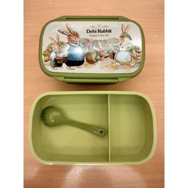 Lunch Box DBR 3014 RABBIT (2 Susun)