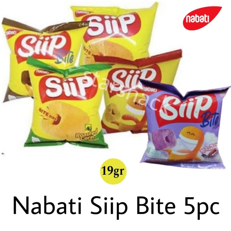 

Nabati Siip Bite Size coklat keju jagung Goguma isi 5pc@24gr