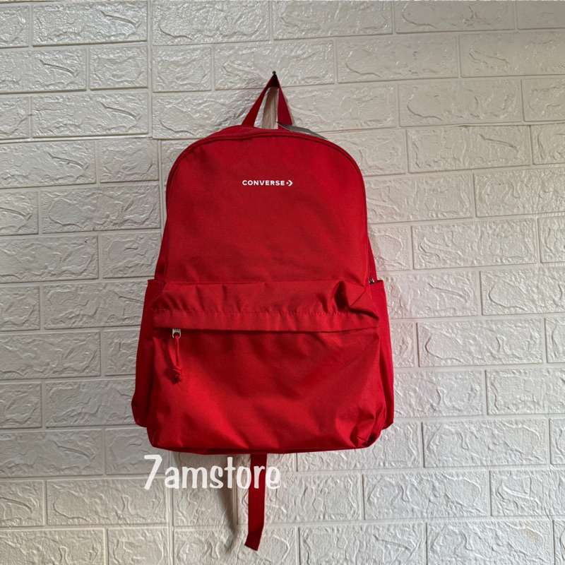 Tas Ransel Converse Backpack Poly Original - Red