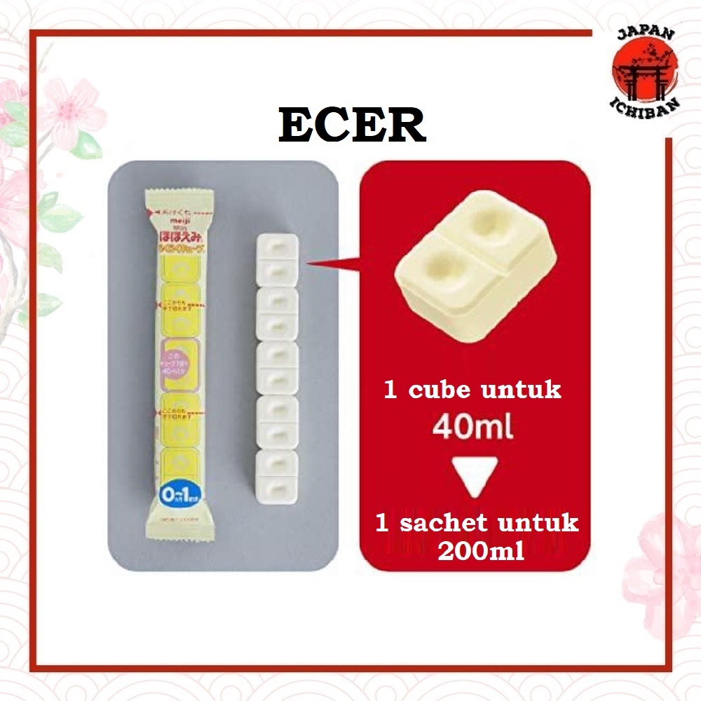 Promo Meiji Hohoemi Milk Formula Cube ECER 0-1Y Original Jepang