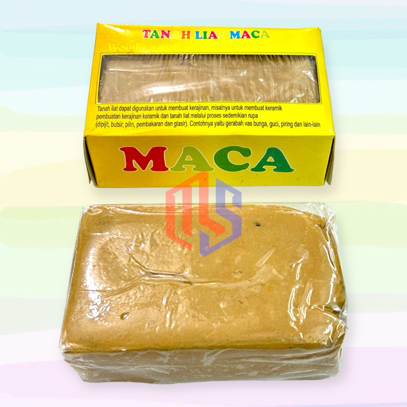 Tanah Liat Coklat Maca 500 Gram