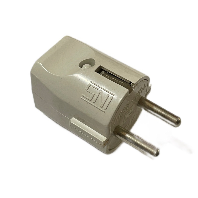 VYBA Steker Kuningan/ Colokan Listrik Kuningan