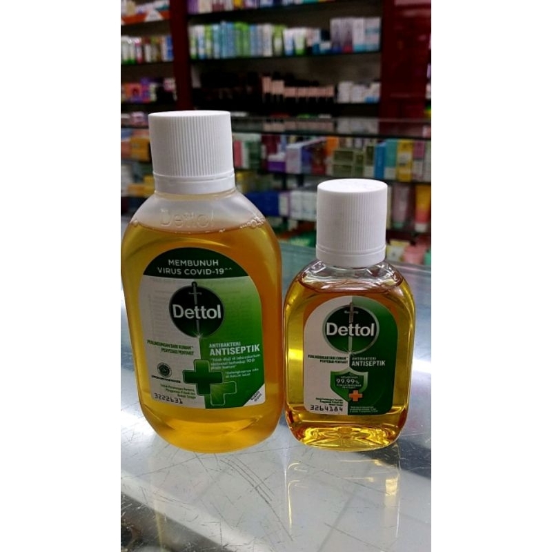 DETOL ANTIBAKTERI ANTISEPTIK (95ML &45ML)