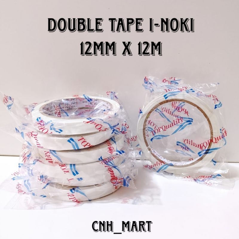 

Double Tape 1/2 " Inch I-noki/ Double Tape 12 mm X 12 Meter