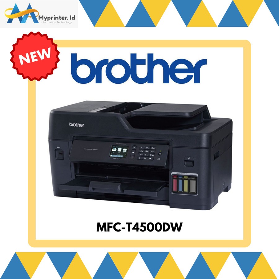 Printer A3 Multifunction Brother MFC-T4500DW Garansi Resmi T4500-DW