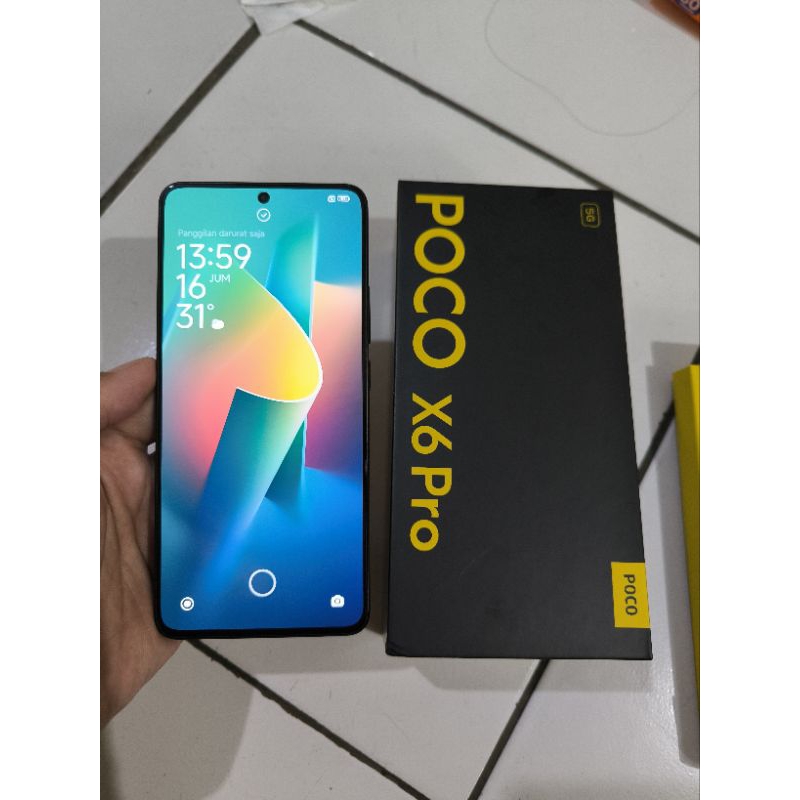 Poco X6 Pro 5G Ram 12/512GB Second Like New