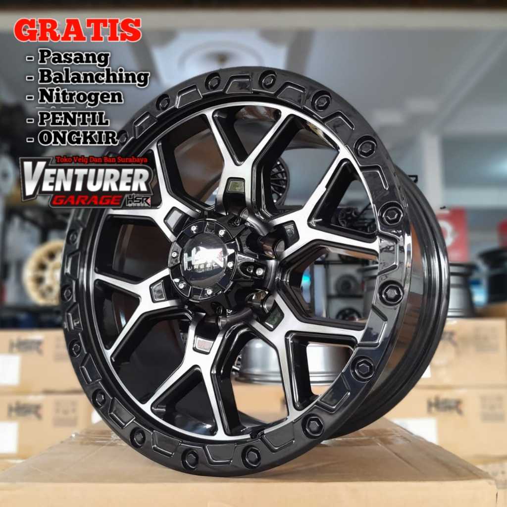 Velg Mobil Ring 17 hsr miyagi Velg OFFROAD R17 pajero , fortuner , triton, terrano FREE ONGKIR