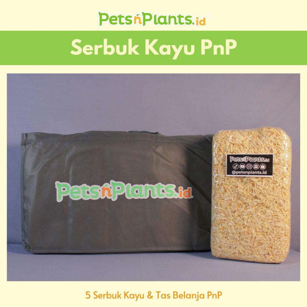 D-21 - Serbuk Kayu 400 Gram 5 Bungkus + Tas Belanja Spunbond PetsNPlants.id