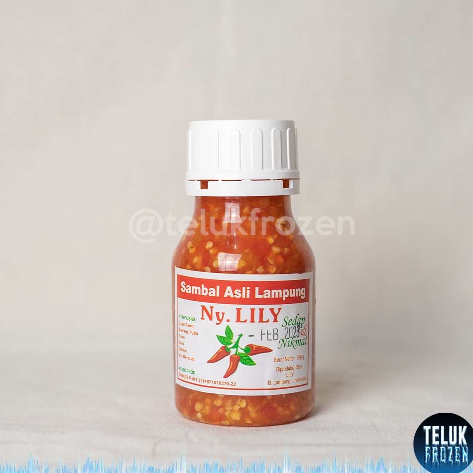 

Sambal NyLily lily lili cabe asli lampung 35 gr ml cabai nyonya khas pedas mantap gram sambek chili sauce