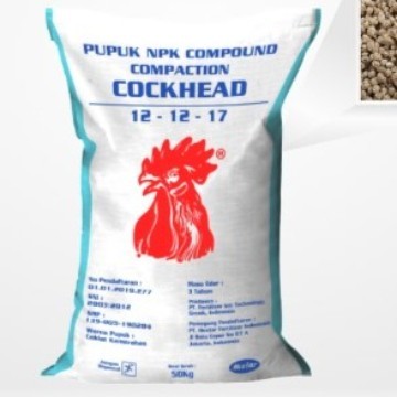 NPK Cockhead 12-12-17-2+TE 25 Kg pupuk