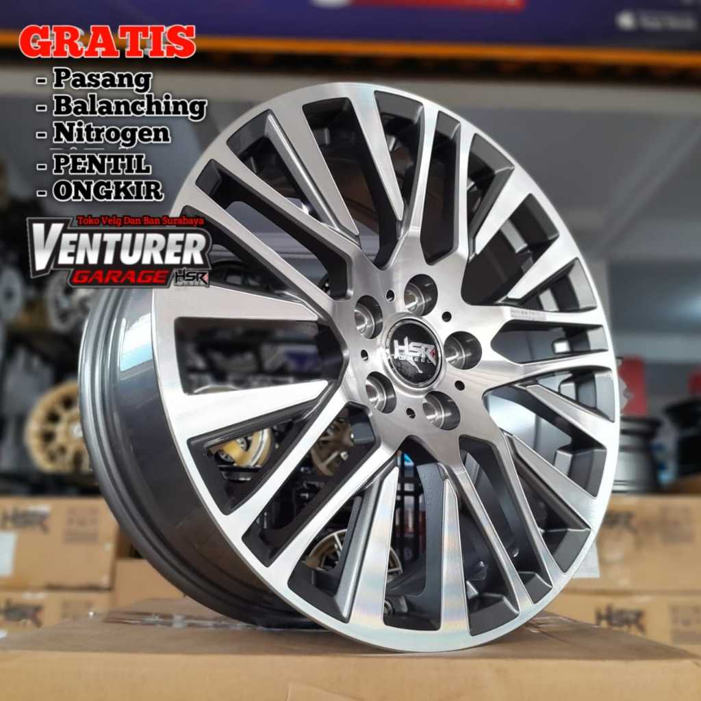 Velg Mobil ALPHARD , velfire Ring18 hsr akita r18 Velg racing ring 18 FREE ONGKIR