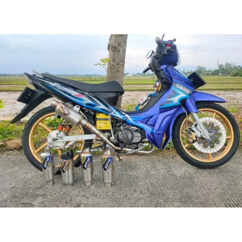 Knalpot Original Gjz Racing Exhaust Roadrace 5tp Jupiterz Jupiter z1