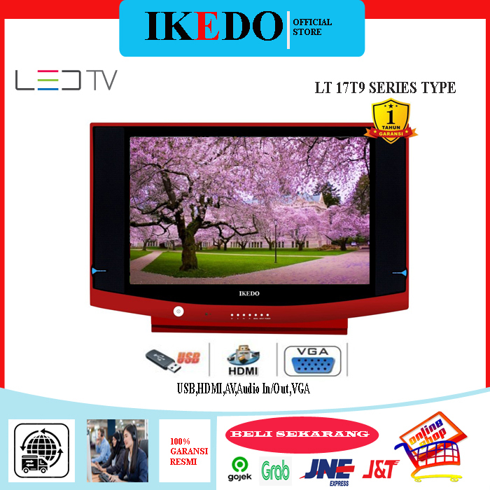 IKEDO TV Tabung MODERN (LT-17T9) FULL HD DISPLAY MURAH TERBARU