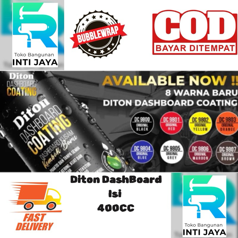 Diton Dashboard COATING 400CC Seluruh Warna Lengkap