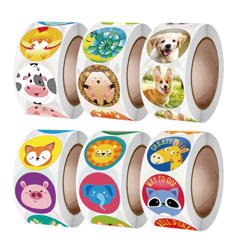 

Sticker reward anak / sticker birthday / sticker label 1 roll (500pcs) 2,5cm