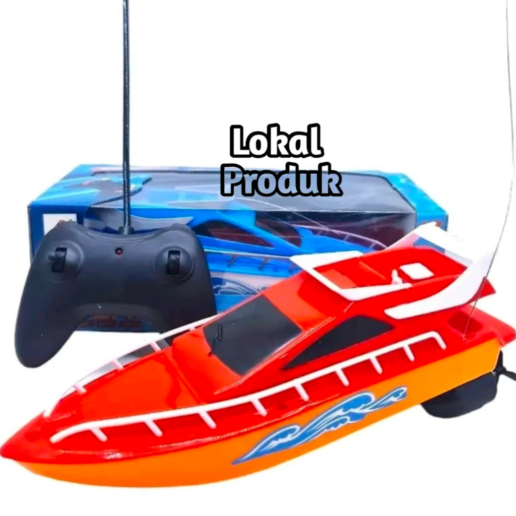 Mainan Perahu Air Bisa Bergerak Di Air Kapal Racing 0350 F3 | Mainan Edukasi Anak Laki Laki Kapal RC