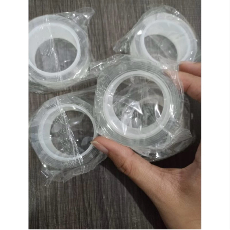 

(A231) doubletip nano / double tape selotip ajaib isolasi dua sisi bening