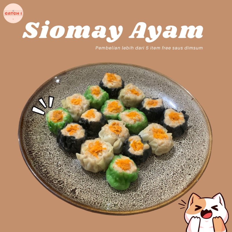 

Siomay ayam / Dimsum ayam (pembelian lebih dari 5 item free saus dimsum)