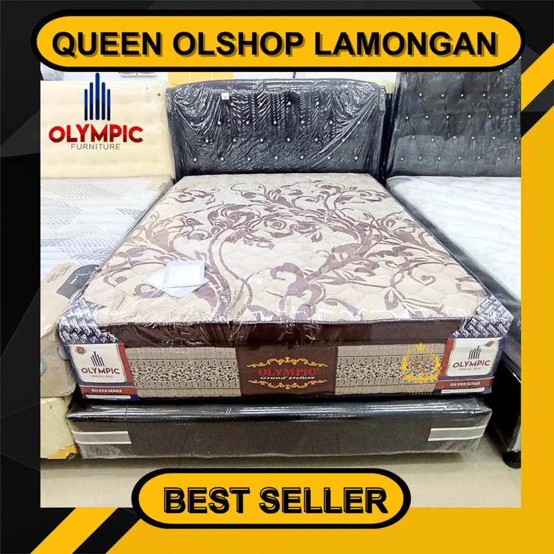 [PROMO] Kasur Springbed Olympic Grand Deluxe Cristy 140 160 180x200 + Plushtop