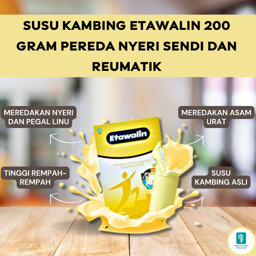 

ETAWALIN SUSU KAMBING ETAWA SOLUSI ASAM URAT DAN NYERI SENDI 200 GRAM