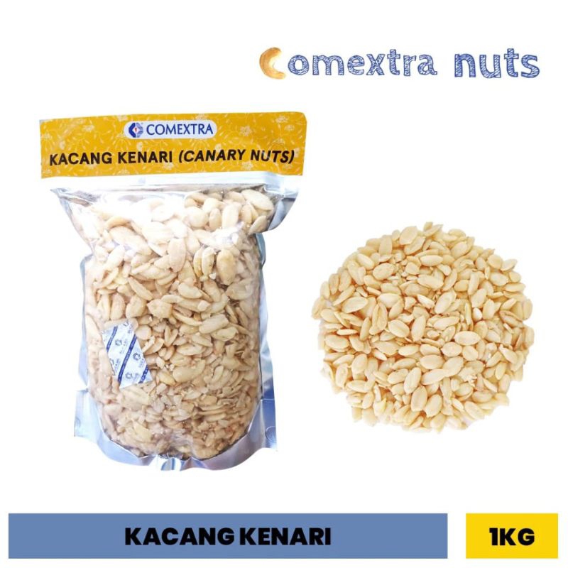 

Kacang Kenari Comextra Utuh Mentah 1 Kg - Canary Kenari (Bali)