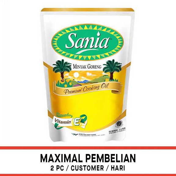 

BEST SELLER SANIA COOKING OIL REFILL 2 LITER MINYAK GORENG