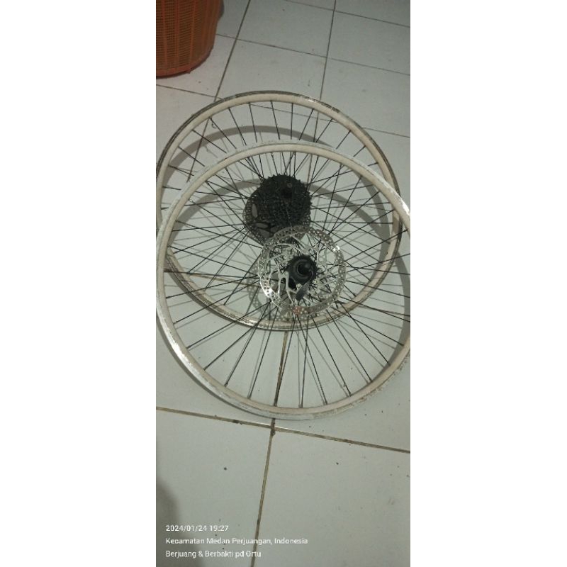 wheelset komplit 26 inch copotan sepeda Mosso 26