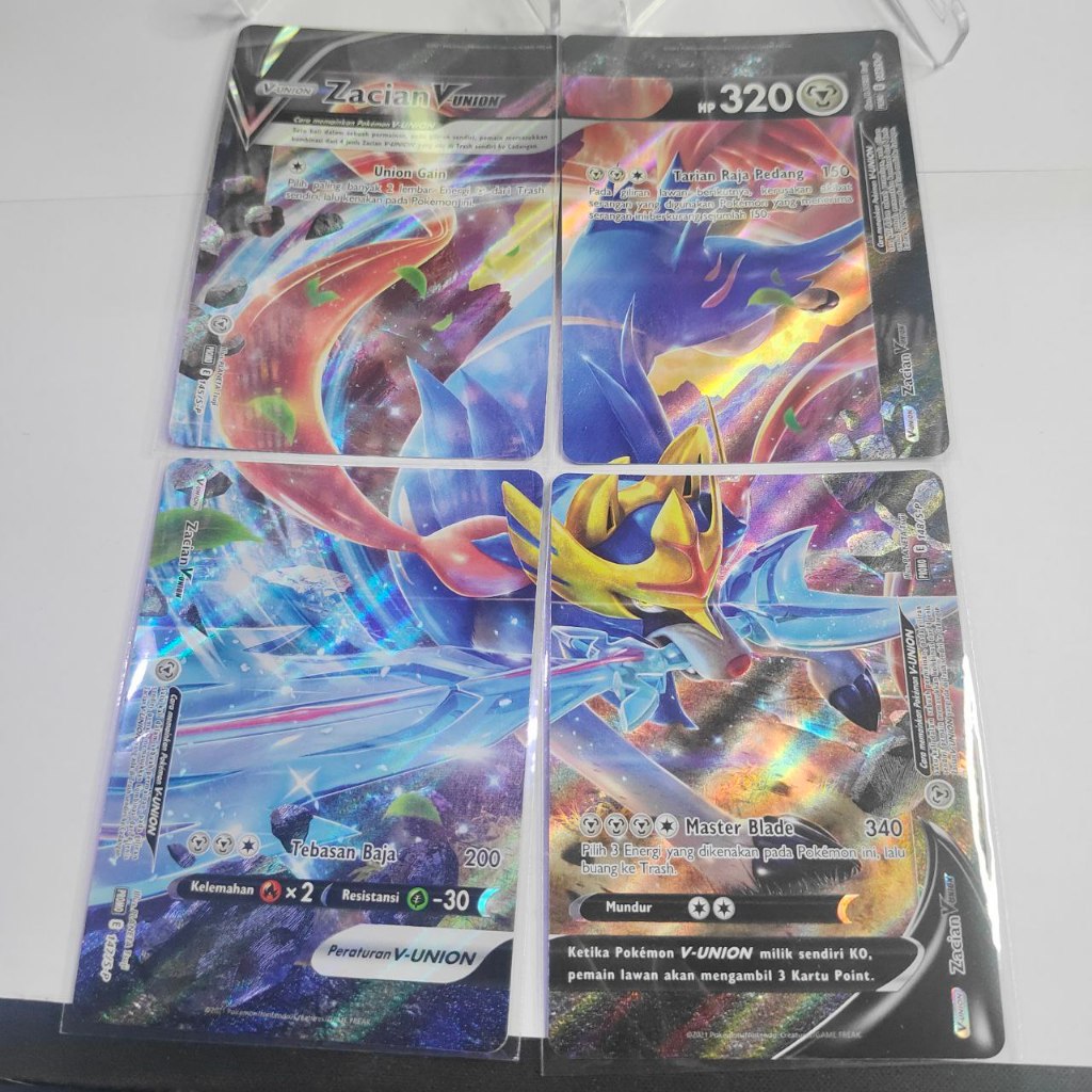 Zacian V Union Kartu Pokemon