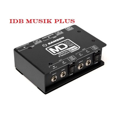 Di Box Pasif Samson MD2PRO MD 2PRO MD2 PRO Direct Box Stereo