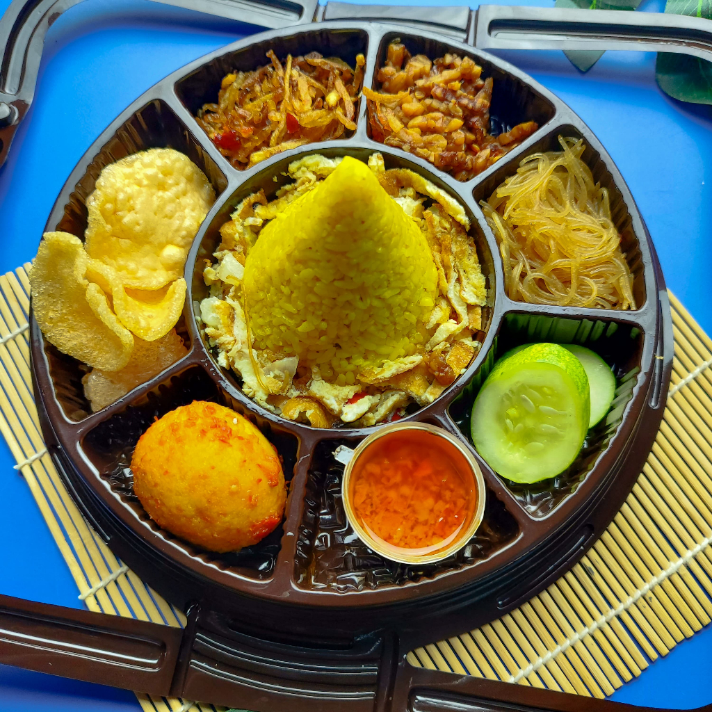 

Tumpeng mini telur