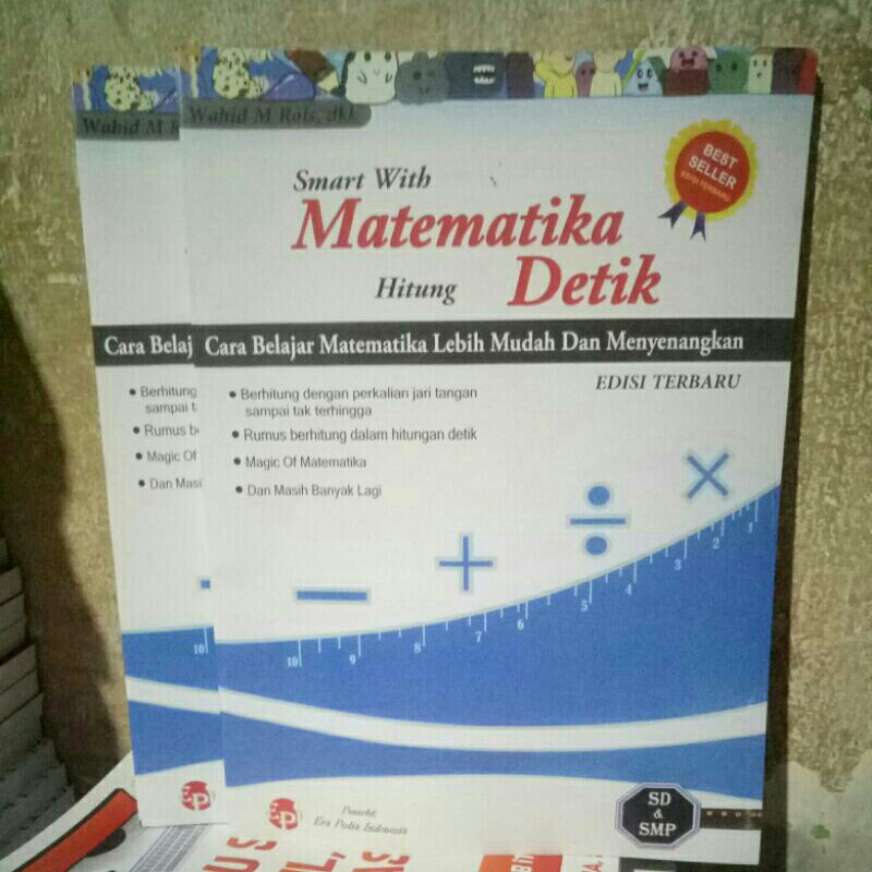 smart with matematika hitung detik,cara belajar matematika lebih mudah dan menyenangkan edisi terbar