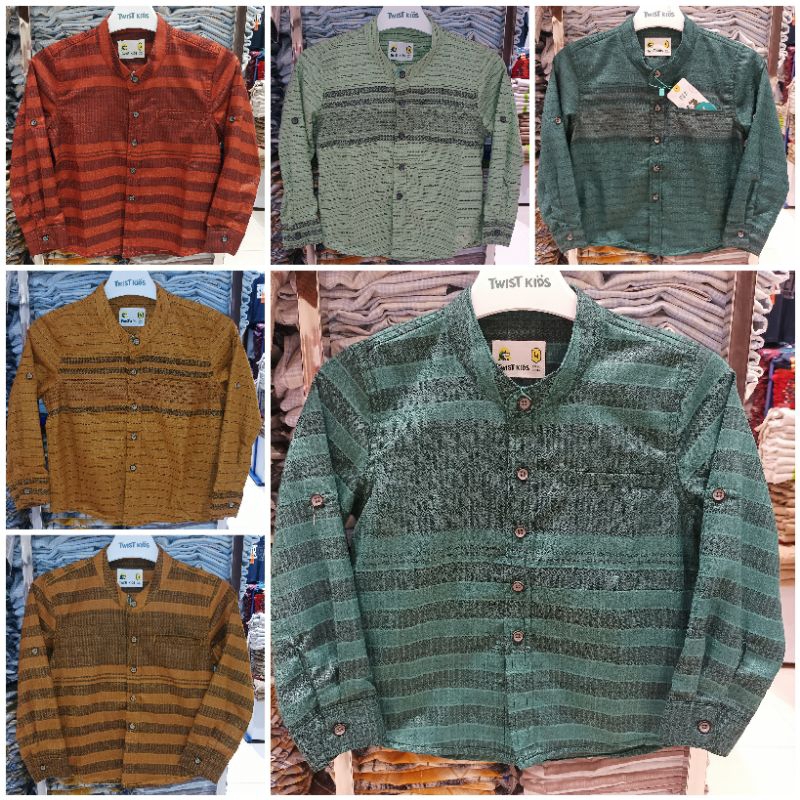 New Arrival Kemeja semi koko anak by Twist kids