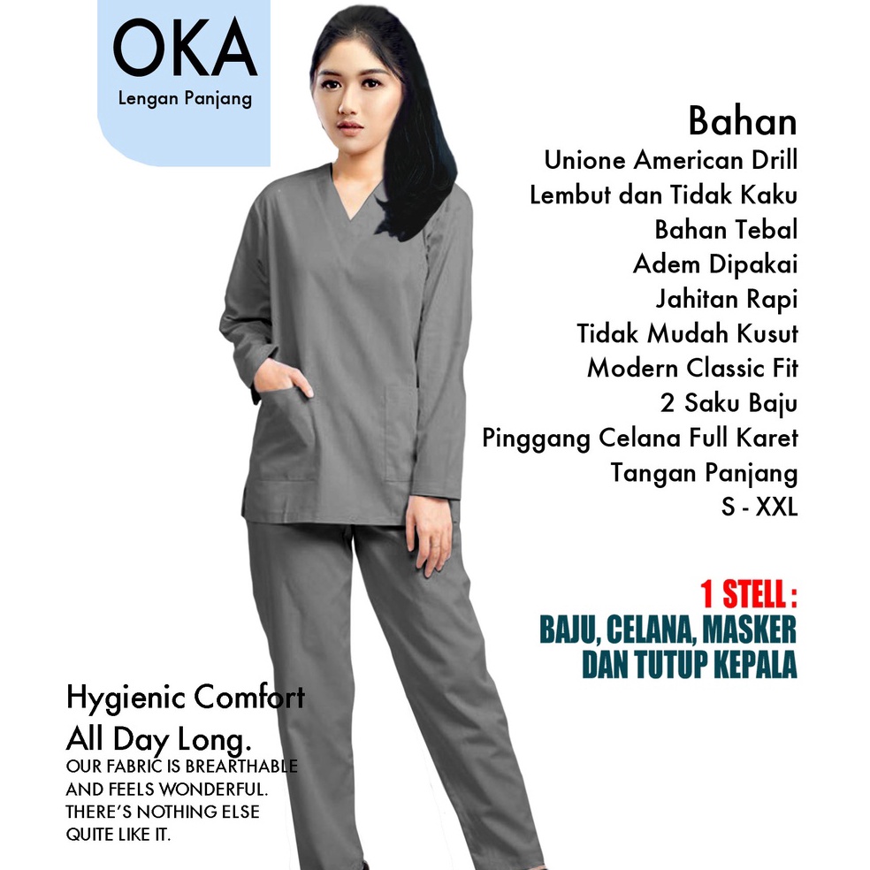 TERBARU Oka Lengan Panjang Baju Ok Trust Wear