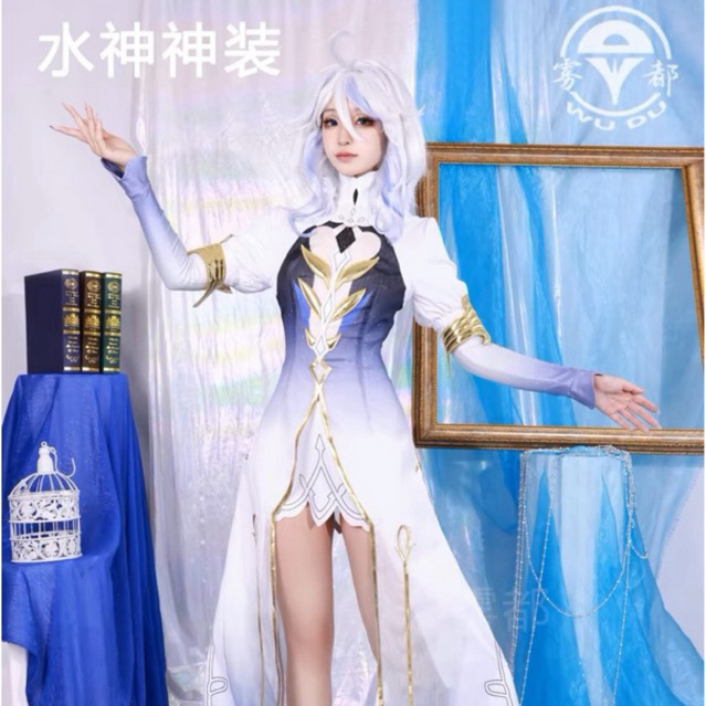Costume Focalors god Genshin Impact [furina] focalors cosplay
