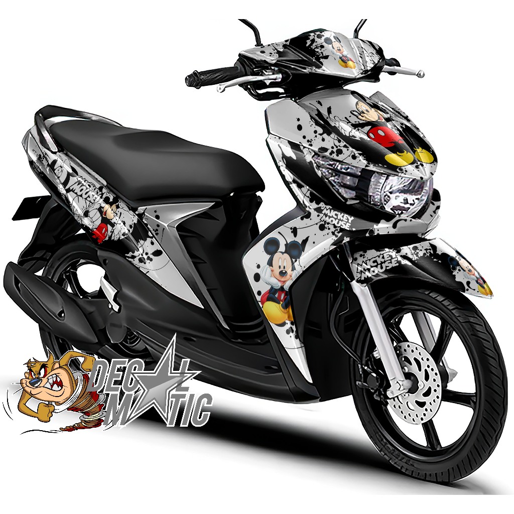 Decal Soul GT 115 Full Body Stiker Full body Mio Soul - Soul GT 115 - Soul GT 125 - mickey Mouse