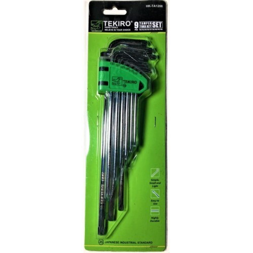 TEKIRO KUNCI L BINT SET LUBANG 9 PCS HK-TA1206