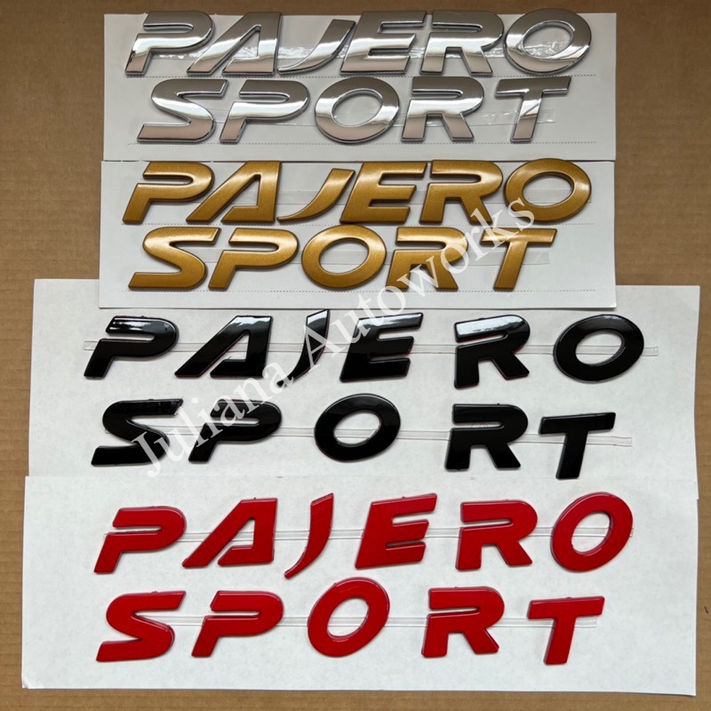 Emblem Kap Mesin Mobil Pajero Sport Emblem Pajero Sport