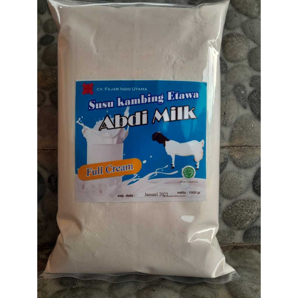 

Susu Kambing Abdi Milk Varian Non Sugar Vanilla, Madu & Full Cream