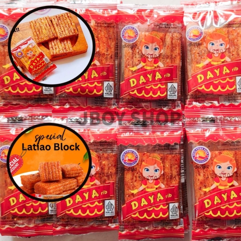 

CEMILAN LATIAO BLOCK / DAYA RIB LATIAO RENCENG / MAKANANAN RINGAN MANIS PEDAS PREMIUM